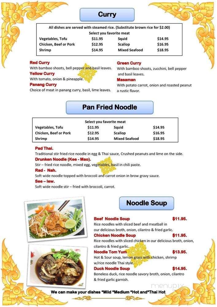 Thai 9 Cuisine - Destin, FL menu_pic