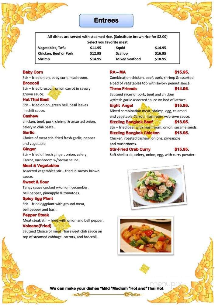 Thai 9 Cuisine - Destin, FL menu_pic