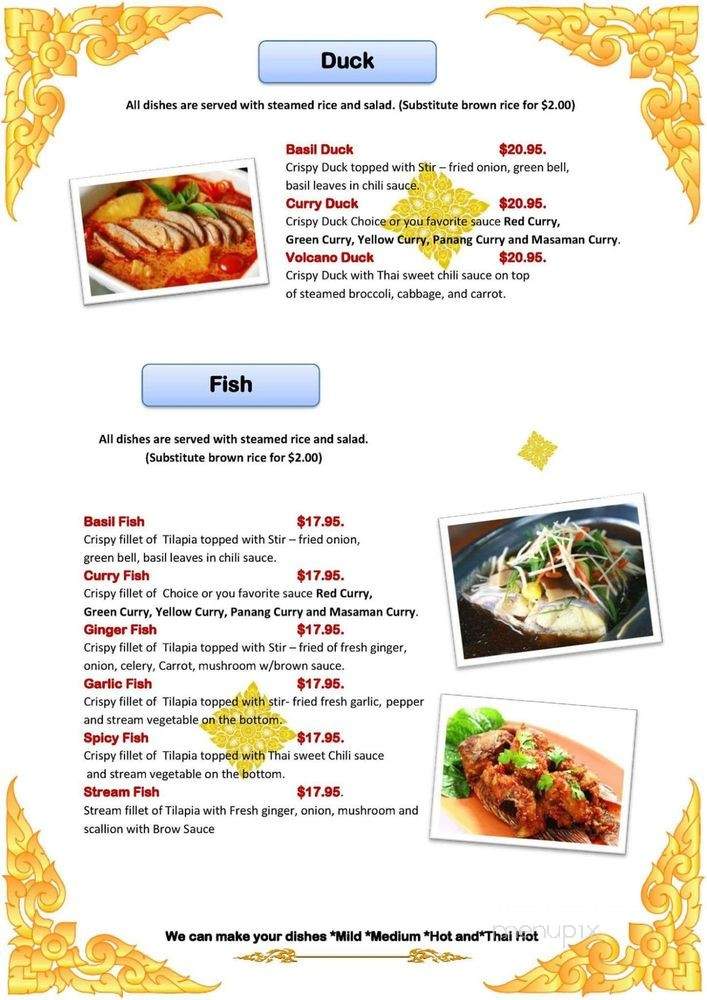Thai 9 Cuisine - Destin, FL menu_pic
