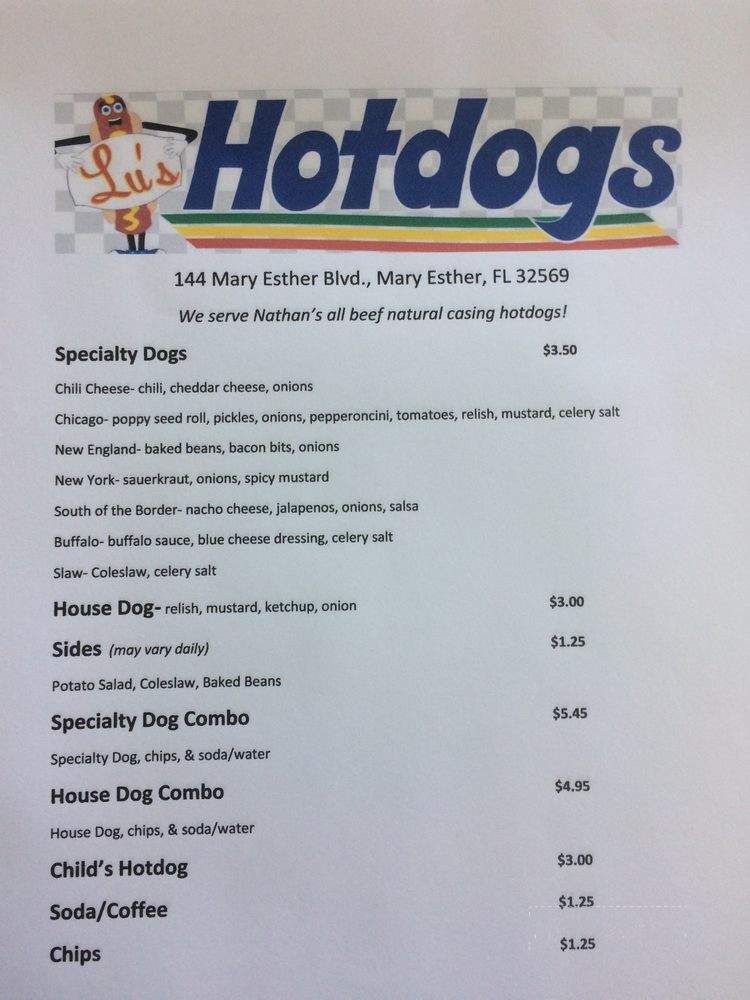 /30967065/Lus-Hotdogs-Mary-Esther-FL - Mary Esther, FL