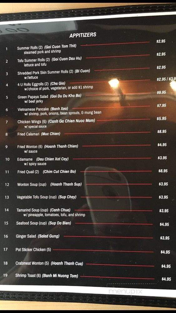 Pho 4 U - Longwood, FL menu_pic