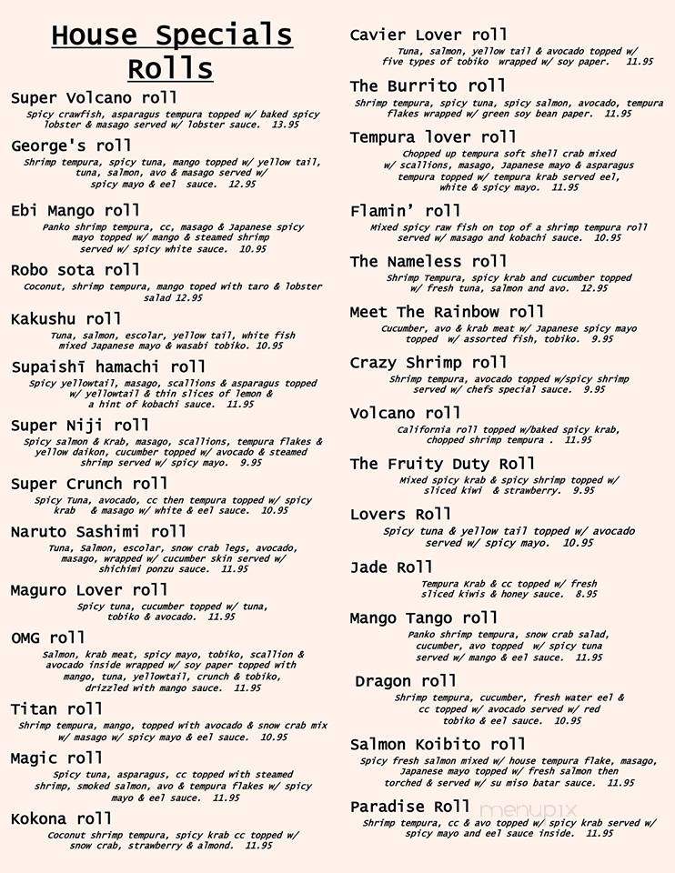 Hinode - Oviedo, FL menu_pic