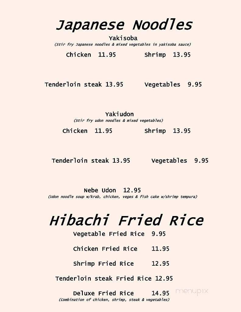 Hinode - Oviedo, FL menu_pic