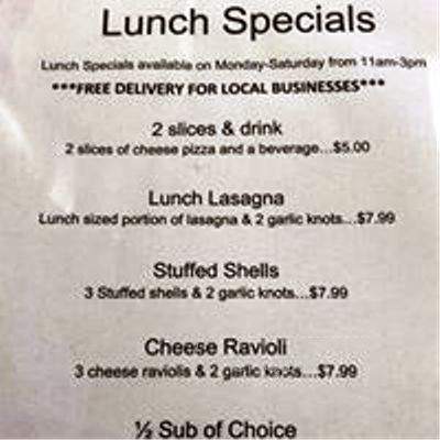 Del Franco's Pizza - Tavares, FL menu_pic