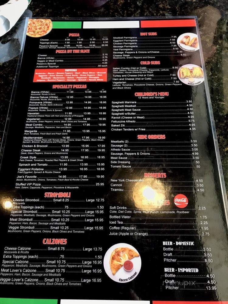 Pesaro's Pizzeria & Ristorante - Orlando, FL menu_pic