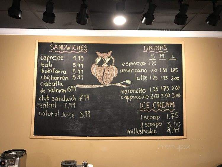 Aloma Cafe - Orlando, FL menu_pic