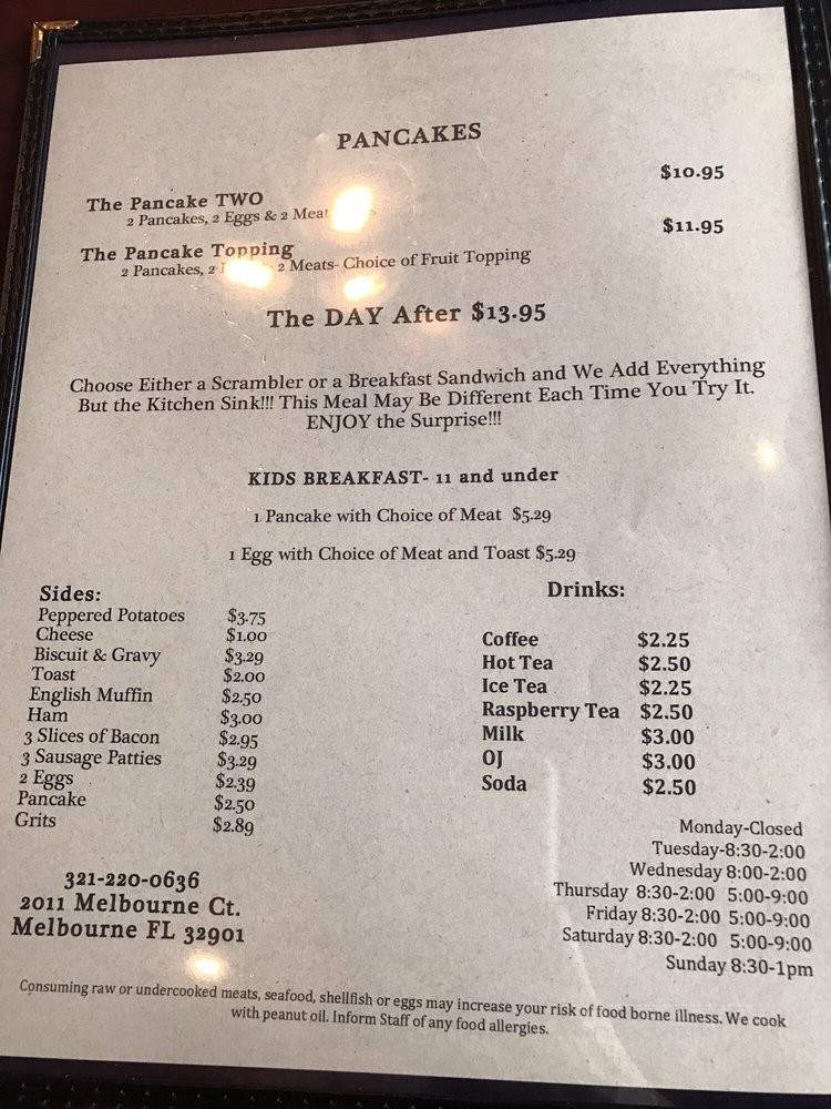 The Roots Restaurant Tavern - Melbourne, FL menu_pic
