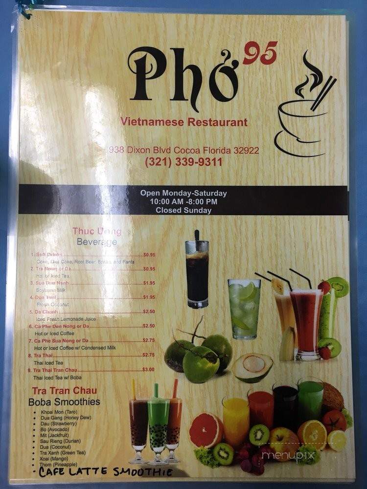 Pho Restaurant - Cocoa, FL menu_pic