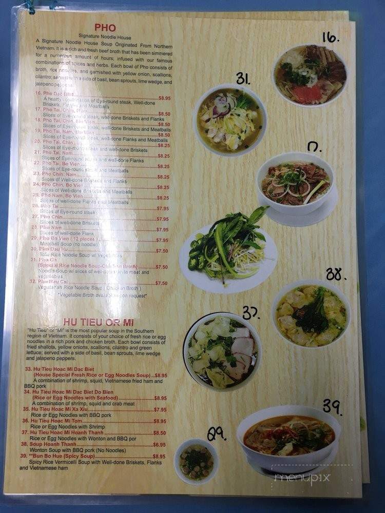 Pho Restaurant - Cocoa, FL menu_pic