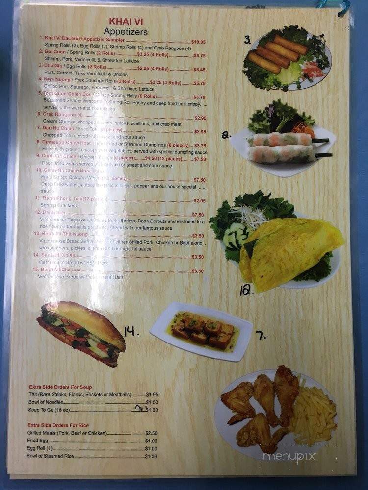 Pho Restaurant - Cocoa, FL menu_pic