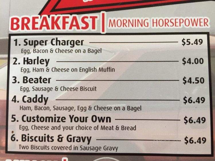 Speedin Seasons - Sebastian, FL menu_pic