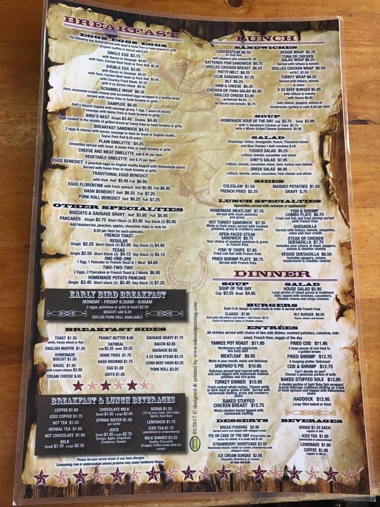 Home On The Range - Micco, FL menu_pic