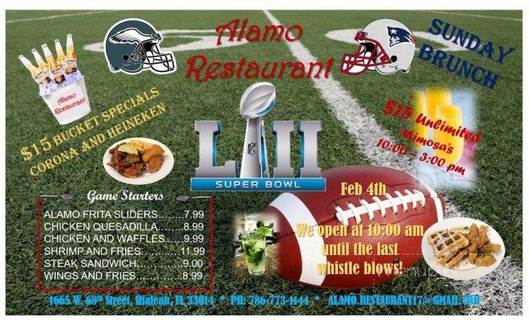 Alamo Restaurant - Hialeah, FL menu_pic