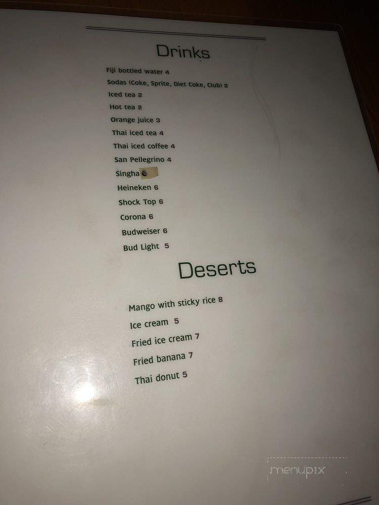 Surf'n Thai - Hollywood, FL menu_pic