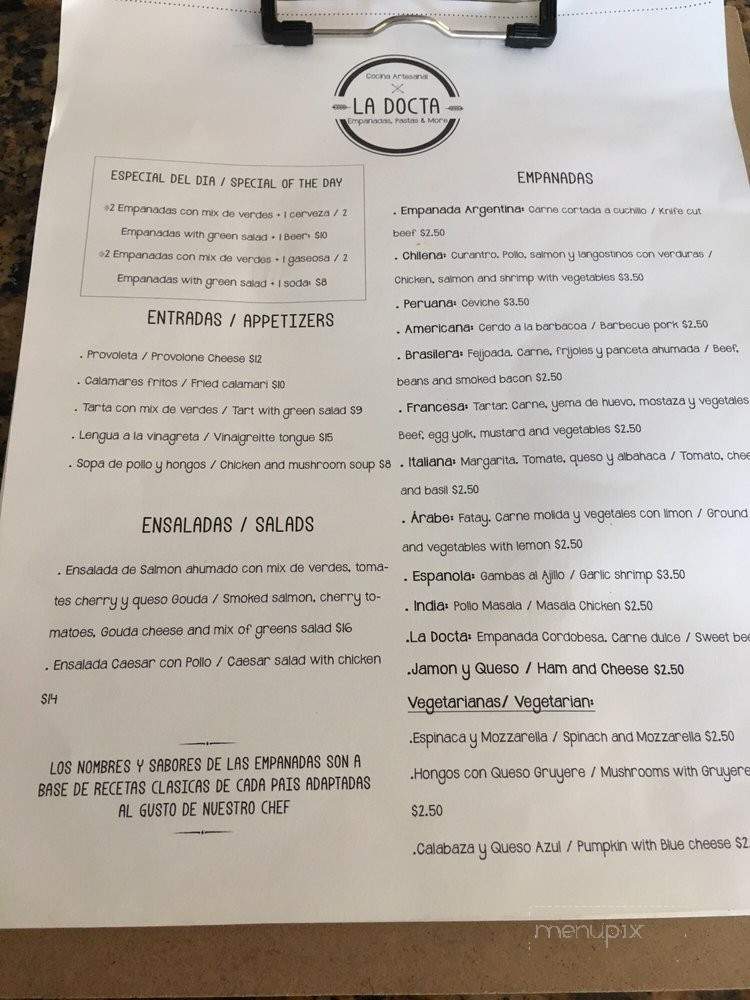 La Docta Miami - Hollywood, FL menu_pic
