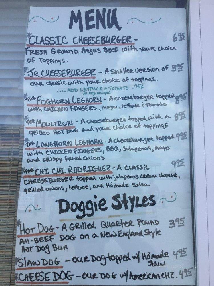Hoss and Mary's Grub Shack - Key West, FL menu_pic
