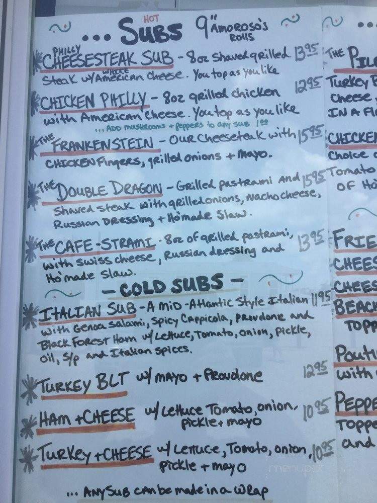 Hoss and Mary's Grub Shack - Key West, FL menu_pic