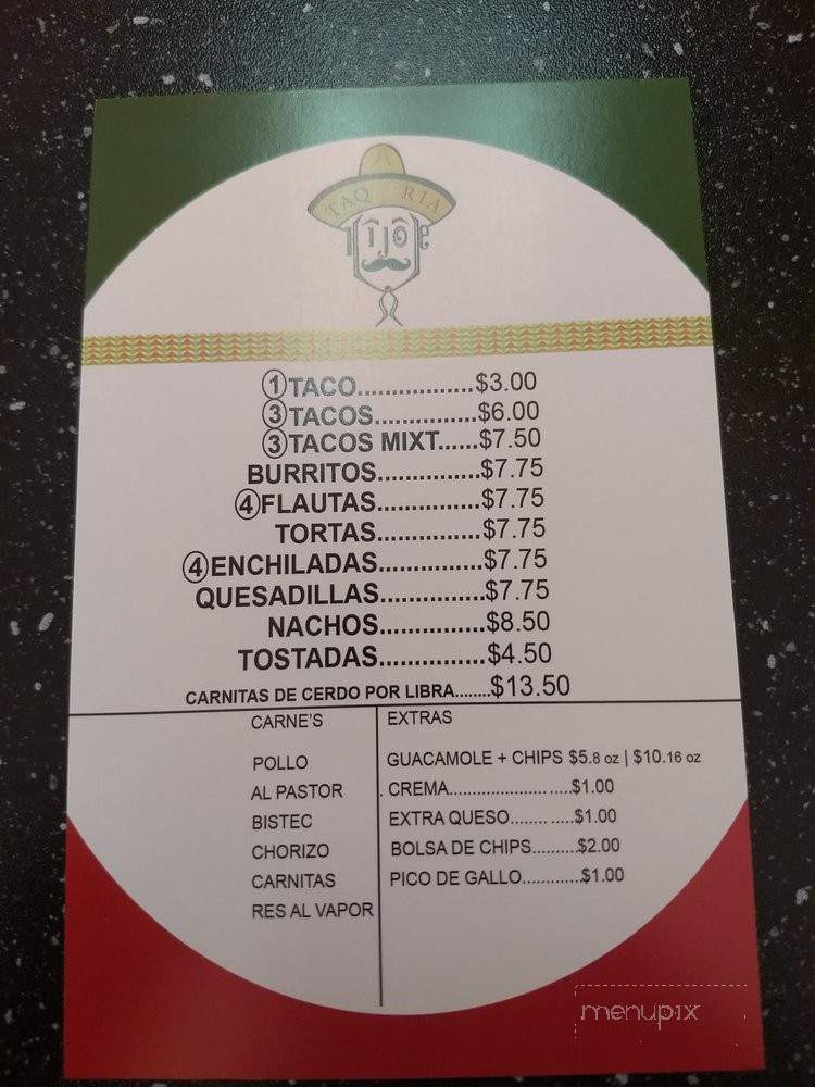 Hijole Taqueria - Miami, FL menu_pic