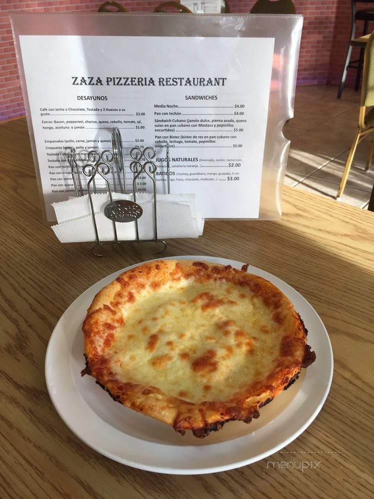 Zaza Pizza - Miami, FL menu_pic