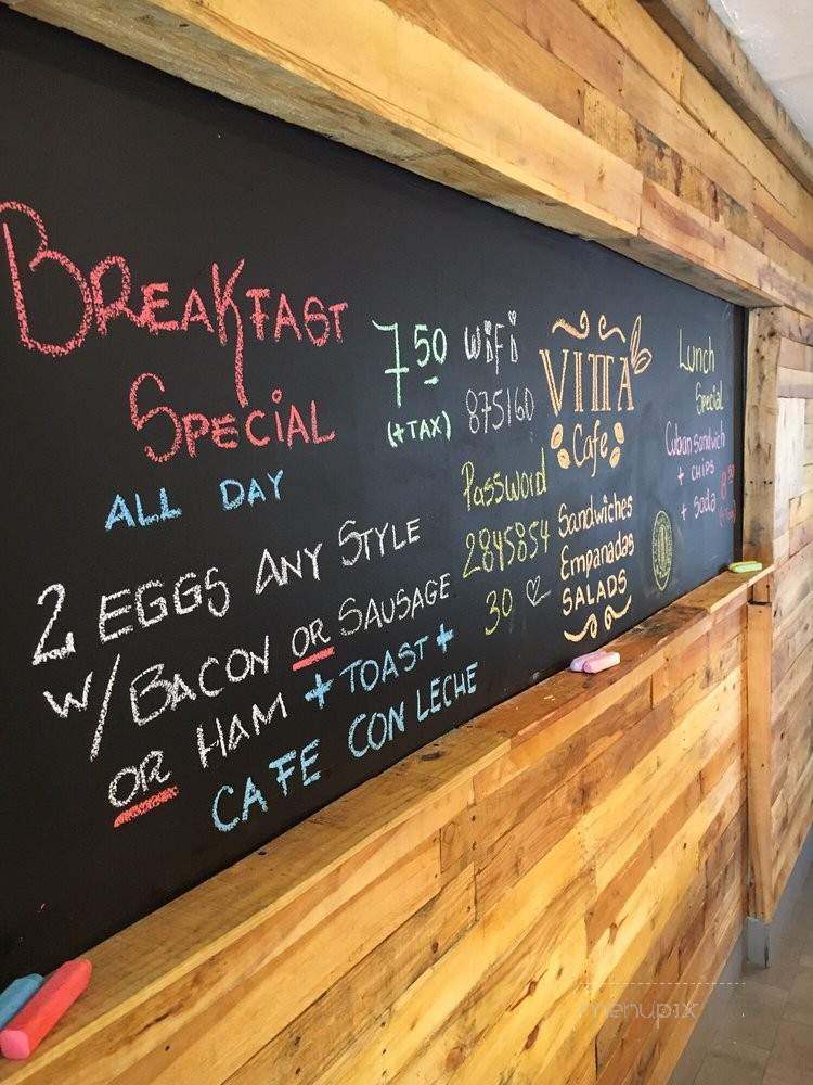 Vitta Cafe - Miami Beach, FL menu_pic