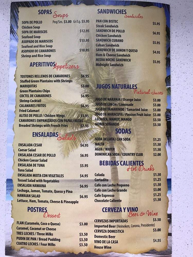 Restaurant Rincon Latino - Miami, FL menu_pic