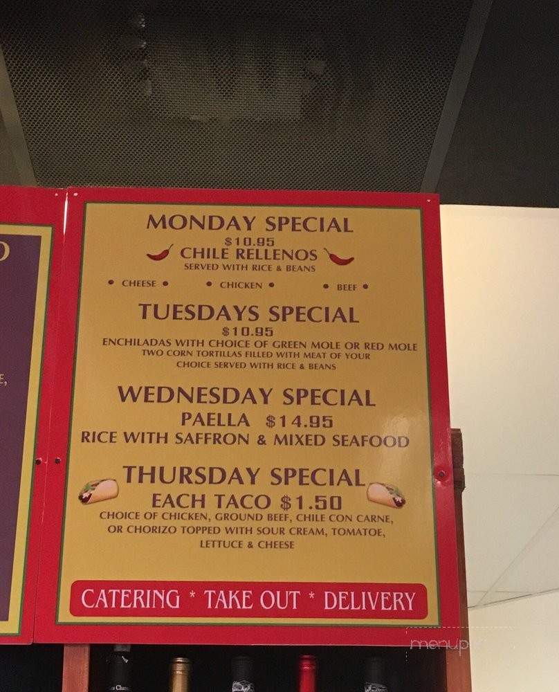 Maria's Cantina - Wilton Manors, FL menu_pic