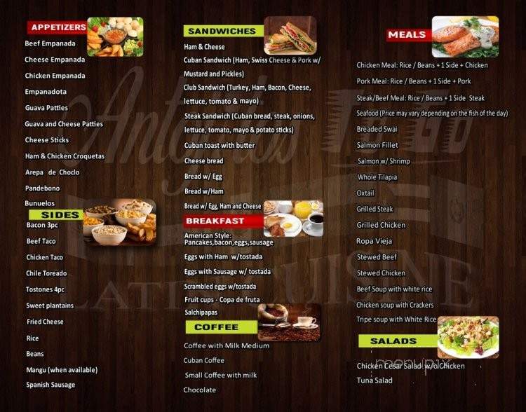 Antojitos To Go - Fort Lauderdale, FL menu_pic