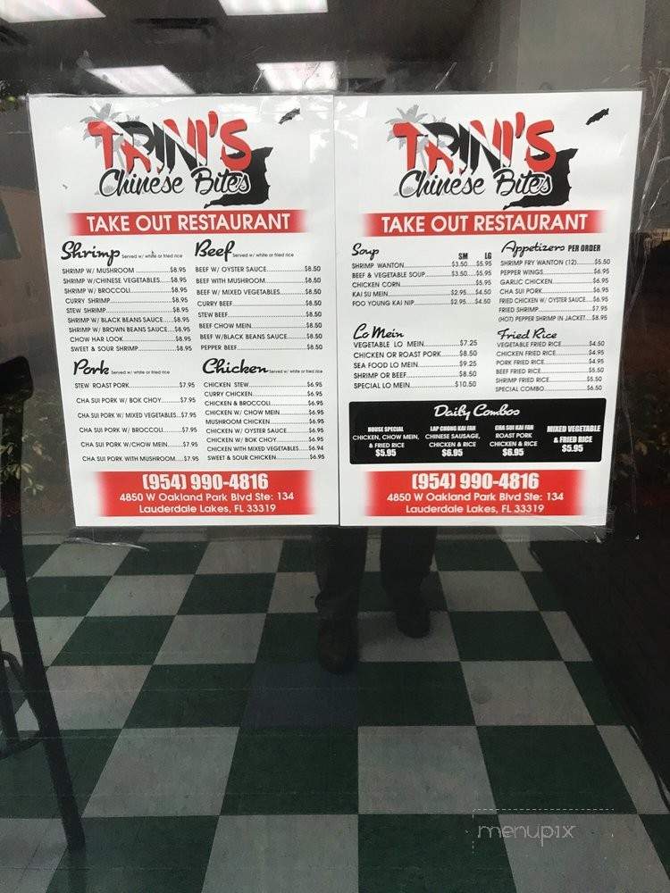 Trini's Chinese Bites - Lauderdale Lakes, FL menu_pic