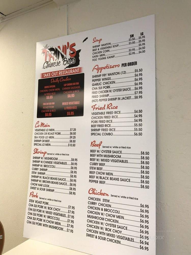 Trini's Chinese Bites - Lauderdale Lakes, FL menu_pic