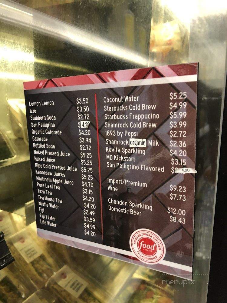 Food Network Kitchen - Fort Lauderdale, FL menu_pic