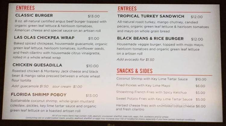 Food Network Kitchen - Fort Lauderdale, FL menu_pic