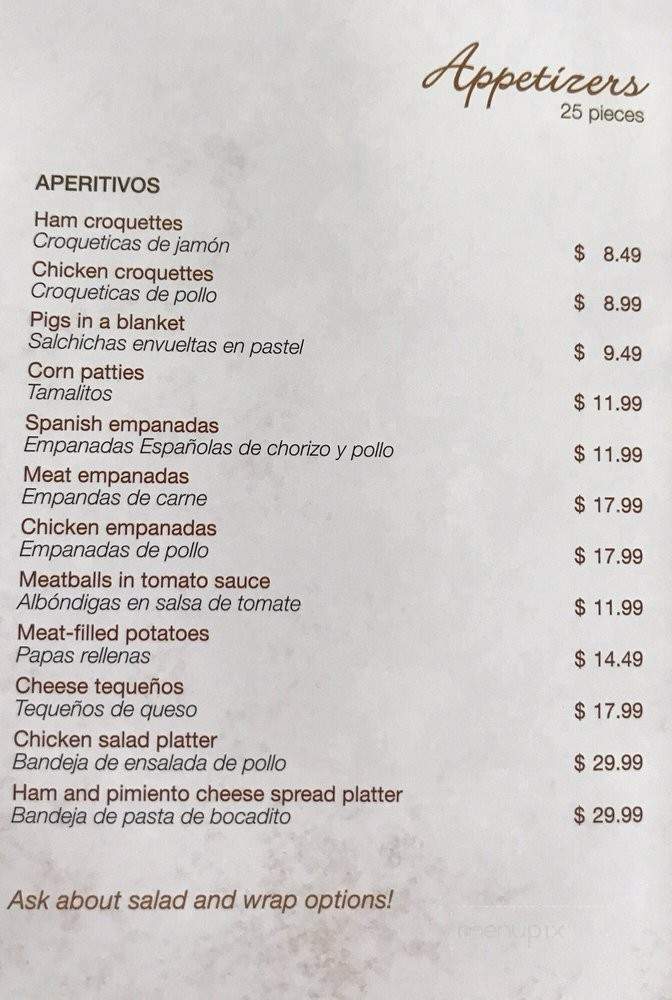 Vicky Bakery - Davie, FL menu_pic
