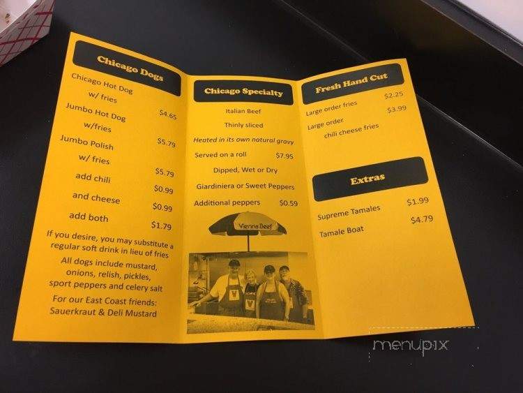 Chicago Hot Dogs - Palm Beach Gardens, FL menu_pic