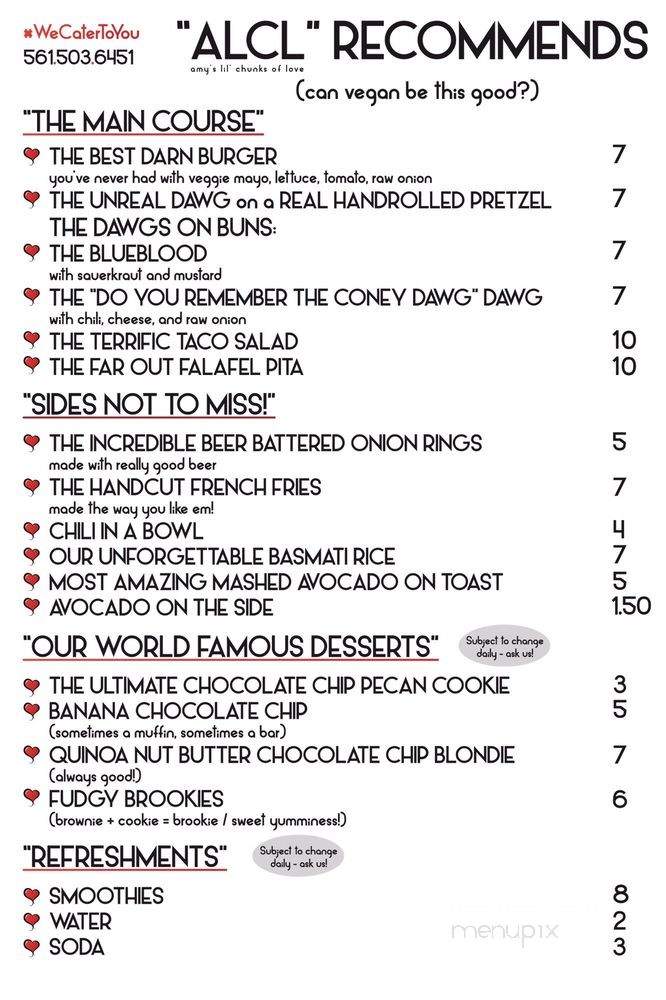 Amy's Lil' Chunks of Love - Delray Beach, FL menu_pic