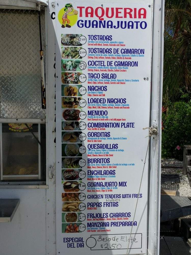 Taqueria Guanajuato - Ruskin, FL menu_pic