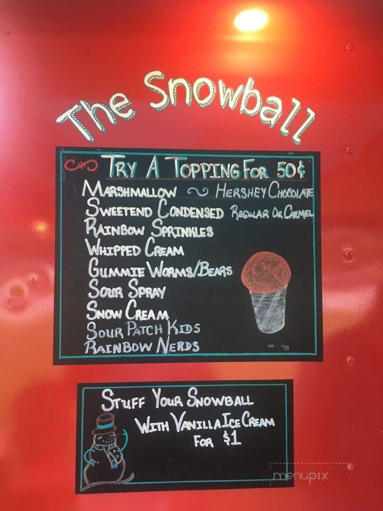 The Snowball Station - Riverview, FL menu_pic