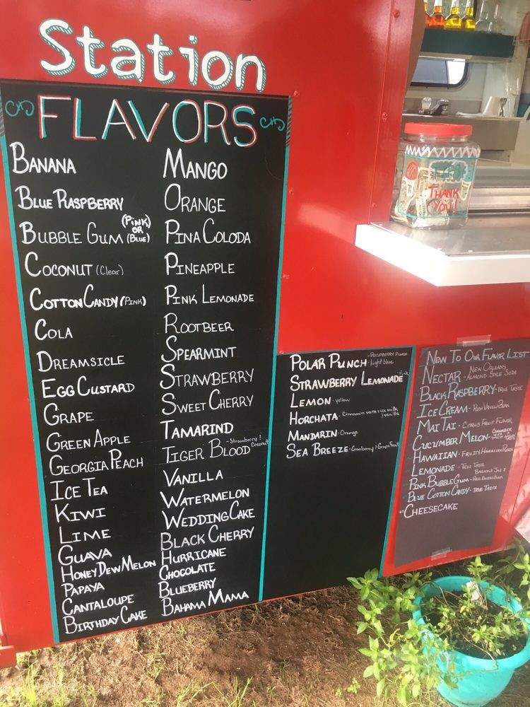 The Snowball Station - Riverview, FL menu_pic