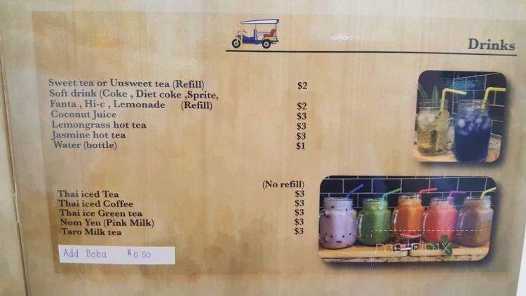 Tuk Tuk Thai Fusion - Riverview, FL menu_pic