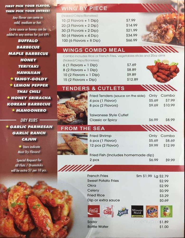 Star Wings - Tampa Bay, FL menu_pic