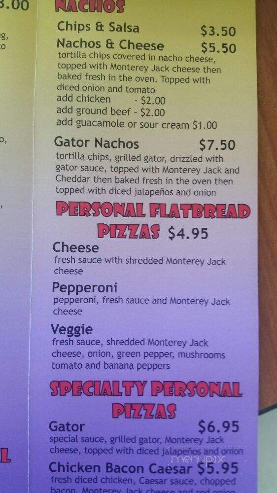 Atomic Ice Cream Factory - Redington Shores, FL menu_pic