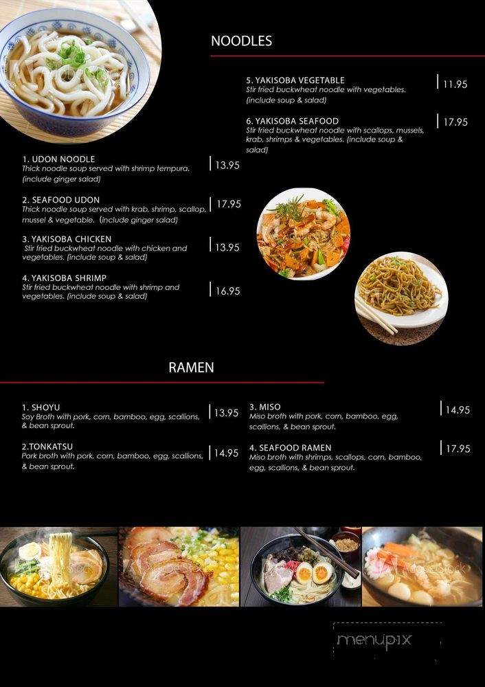 Charlie's Sushi & Japanese Restaurant - Clearwater, FL menu_pic