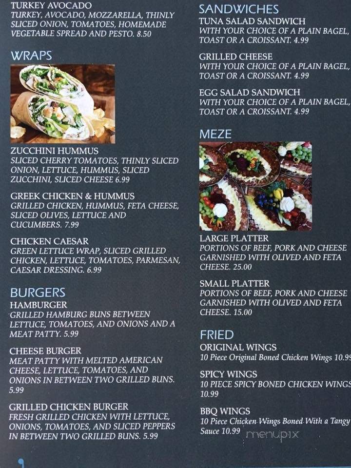 Adriatic Cafe - Clearwater, FL menu_pic