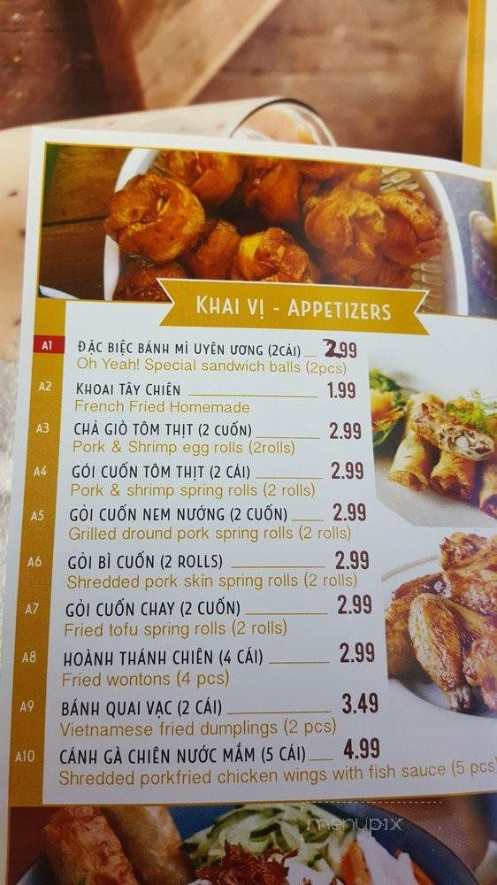 Oh Yeah - Pinellas Park, FL menu_pic