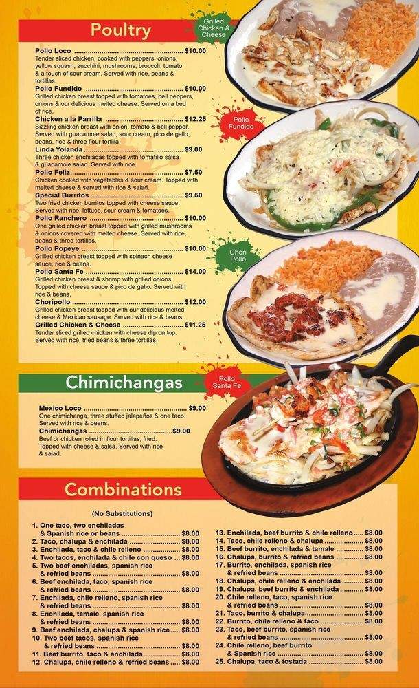 Santa Fe Mexican Grill - Pinellas Park, FL menu_pic