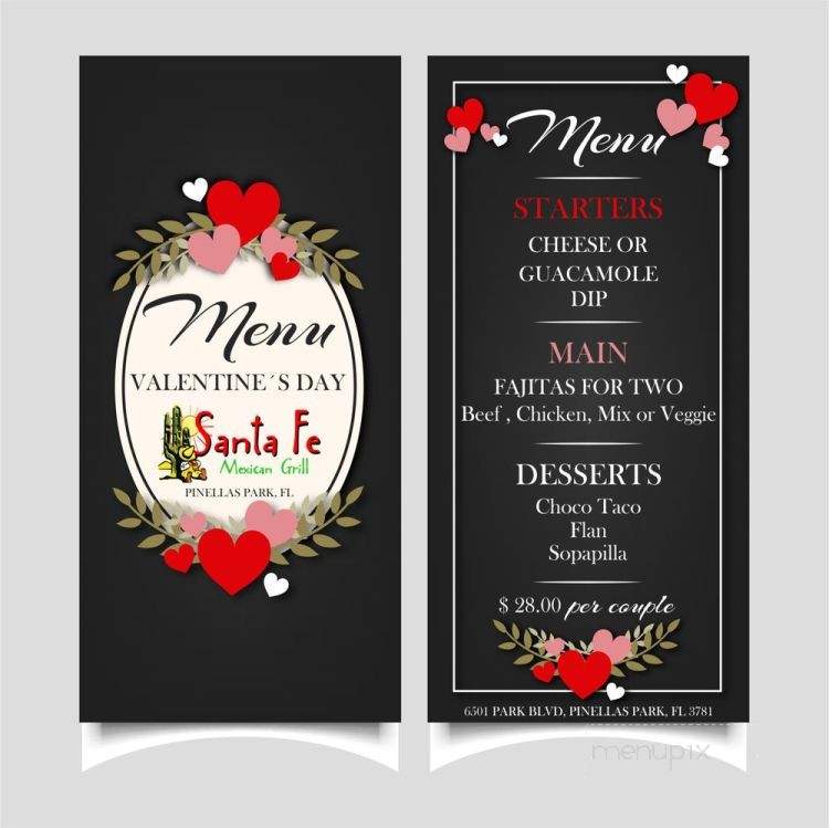 Santa Fe Mexican Grill - Pinellas Park, FL menu_pic