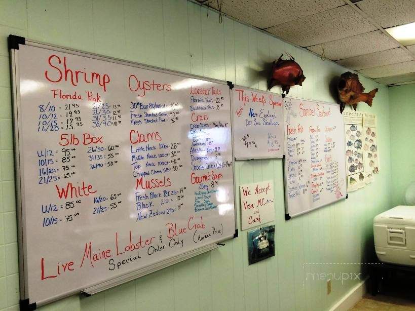 Sanibel Seafood - Fort Myers Beach, FL menu_pic