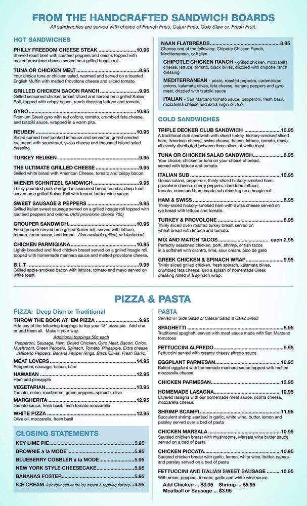 Gavel Grill - Naples, FL menu_pic