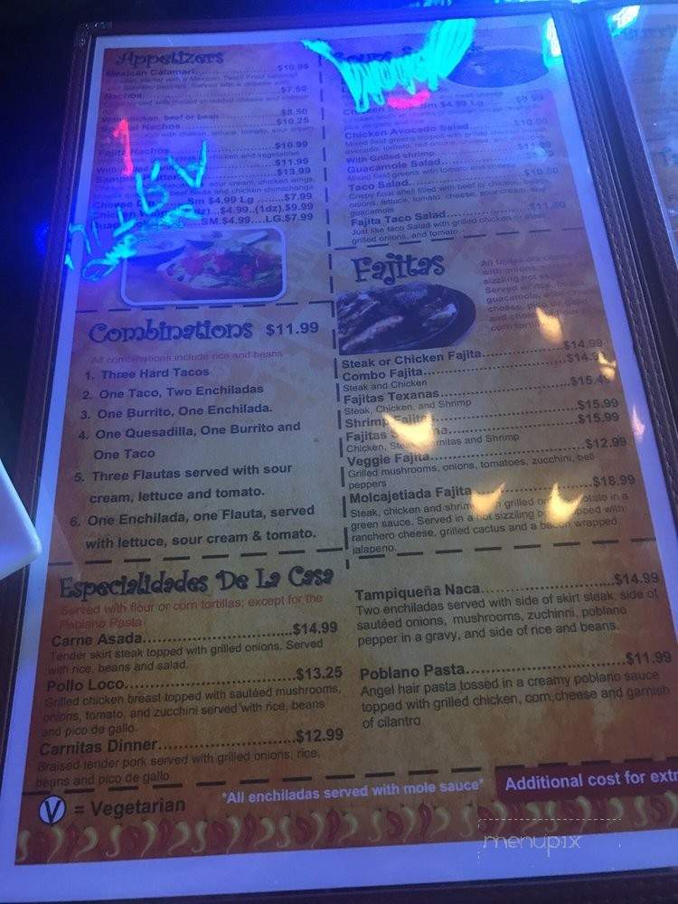 Fajitas Mexican Grill - Bradenton, FL menu_pic