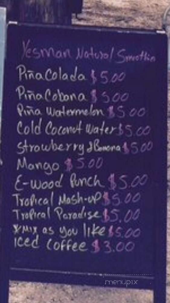 Yesman Natural Smoothies - Englewood Beach, FL menu_pic