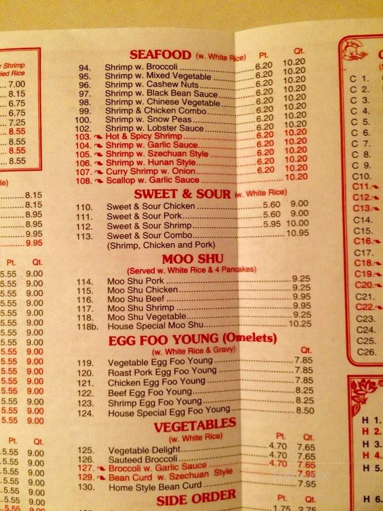 Great Wall Chinese Restaurant - Ocala, FL menu_pic